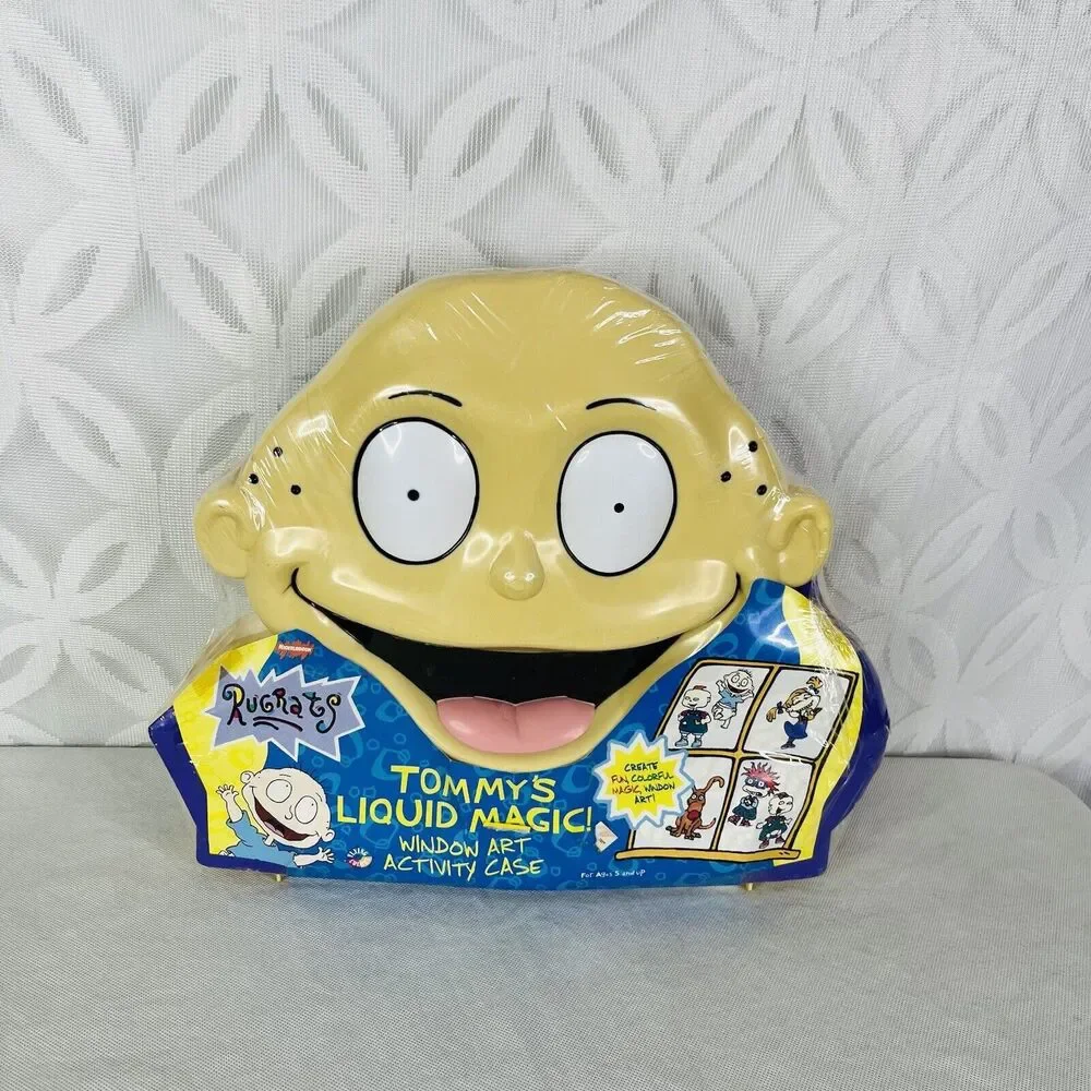NICKELODEON Rugrats Tommy's Liquid Magic Window‎ Art Activity Case Sealed 1997